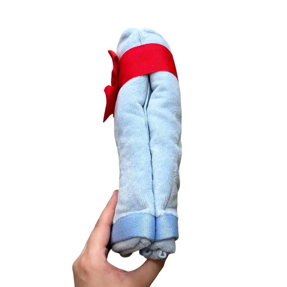 Disney Mickey Pluto 2 Pack Hand Towels NWOT 16in x 28in Holiday Soft Winter